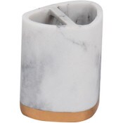 Wholesale - RESIN MARBLE/GOLD TOOTHBRUSH HOLDER C/P 24, UPC: 810094752941